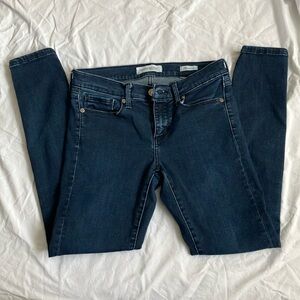 Banana Republic dark wash skinny ankle jeans 26